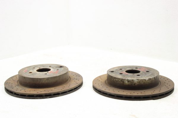 2008-2017 SUBARU WRX STI STOPTECH FRONT & REAR DRILLED / SLOTTED BRAKE ROTORS - Image 8