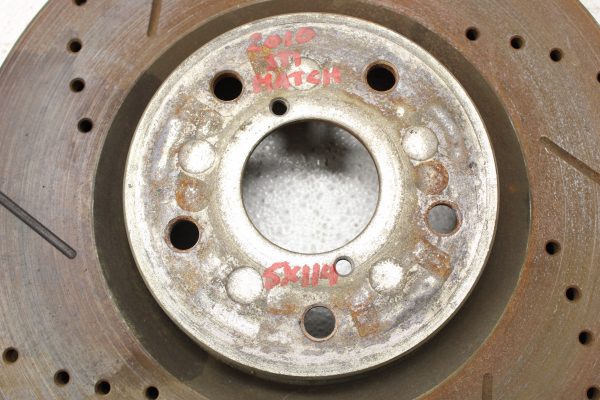 2008-2017 SUBARU WRX STI STOPTECH FRONT & REAR DRILLED / SLOTTED BRAKE ROTORS - Image 11