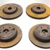 2008-2017 SUBARU WRX STI FRONT AND REAR BREMBO BRAKE ROTORS SET OEM 5X114
