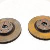 2008-2017 SUBARU WRX STI FRONT AND REAR BREMBO BRAKE ROTORS SET OEM 5X114 - Image 3