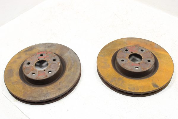 2008-2017 SUBARU WRX STI FRONT AND REAR BREMBO BRAKE ROTORS SET OEM 5X114 - Image 3