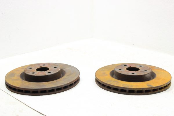 2008-2017 SUBARU WRX STI FRONT AND REAR BREMBO BRAKE ROTORS SET OEM 5X114 - Image 4