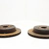 2008-2017 SUBARU WRX STI FRONT AND REAR BREMBO BRAKE ROTORS SET OEM 5X114 - Image 8