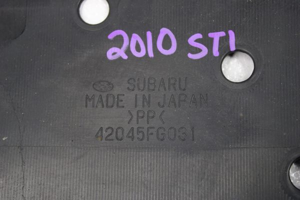 2008-2014 SUBARU WRX & STI FUEL TANK PROTECTOR PLASTIC COVER TRAY SET LH/RH OEM - Image 4