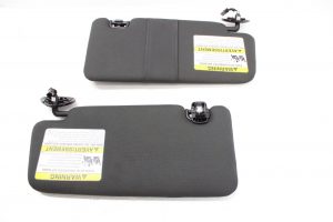 2015-2020 SUBARU WRX & STI SUN VISORS ASSEMBLY SET LH/RH BLACK OEM