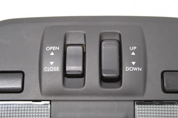 2008-2017 SUBARU WRX STI LIMITED BLACK DOME MAP LIGHT W/ SUN ROOF SWITCHES - Image 4
