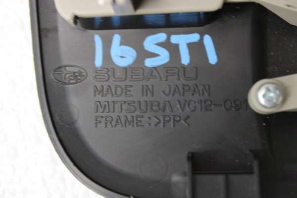 2008-2017 SUBARU WRX STI LIMITED BLACK DOME MAP LIGHT W/ SUN ROOF SWITCHES - Image 7