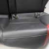 2015-2020 SUBARU WRX STI REAR SEATS UPPER & LOWER SET LEATHER BLACK & RED - Image 5