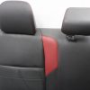 2015-2020 SUBARU WRX STI REAR SEATS UPPER & LOWER SET LEATHER BLACK & RED - Image 6