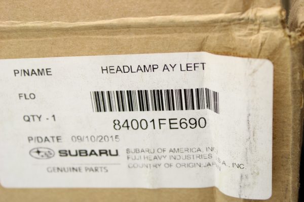 NEW 06-07 2006-2007 SUBARU WRX LH DRIVER SIDE HALOGEN HEADLIGHT OEM 84001FE690 - Image 9
