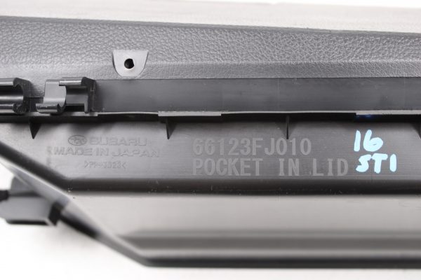 2015-2020 SUBARU WRX & STI GLOVE BOX POCKET ASSEMBLY OEM 66123FJ010 - Image 10