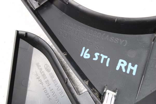 2015-2020 SUBARU WRX & STI DASHBOARD END CAP COVER SET LH/RH OEM - Image 9
