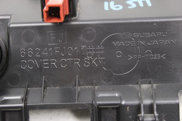 2015-2021 SUBARU WRX STI CENTER CONSOLE TRAY 12V OUTLET PLUG TRIM OEM 66241FJ011 - Image 7