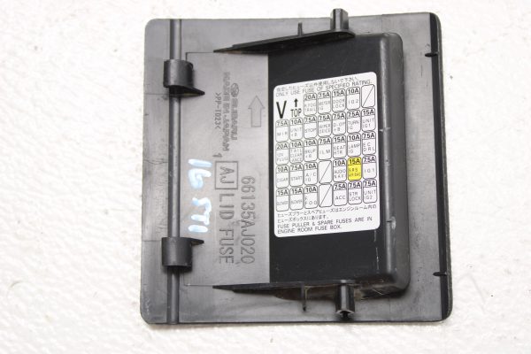 2015-2021 SUBARU WRX & STI INTERIOR LOWER DASH FUSE BOX COVER DOOR PANEL - Image 4