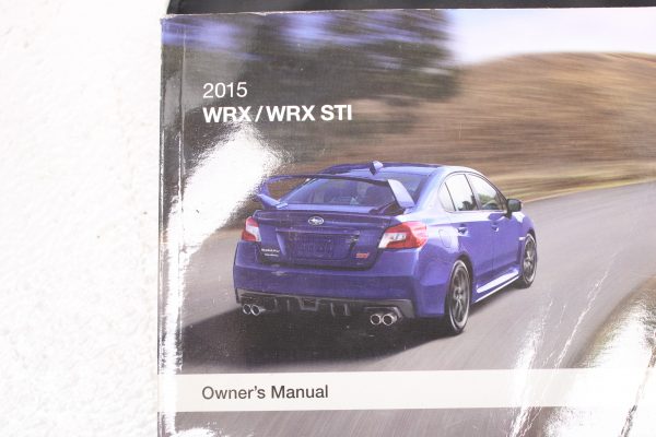 2015-2020 SUBARU WRX & STI OWNERS MANUAL BOOKLET AND CASE OEM - Image 4