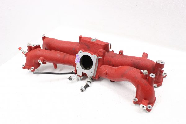 2008-2021 SUBARU WRX STI WRINKLE RED INTAKE MANIFOLD ASSEMBLY 37K MILES EJ257 - Image 6