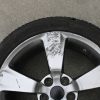 2008-2014 SUBARU WRX STI 5 SPOKE WHEEL OEM 18×8.5+55 5×114 W/ TIRE 245/40/18 - Image 3