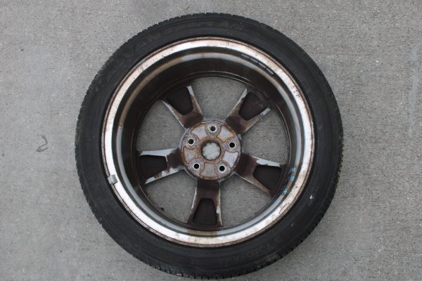 2008-2014 SUBARU WRX STI 5 SPOKE WHEEL OEM 18×8.5+55 5×114 W/ TIRE 245/40/18 - Image 7