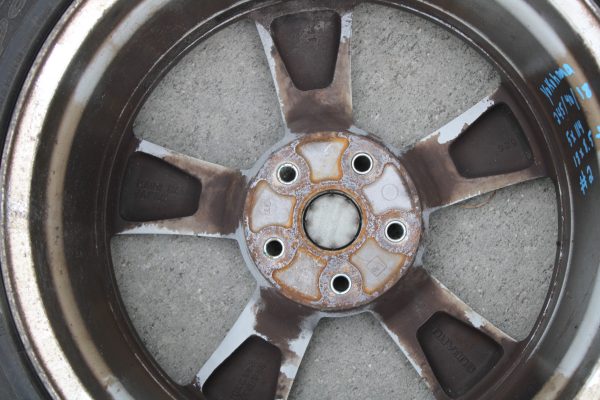 2008-2014 SUBARU WRX STI 5 SPOKE WHEEL OEM 18×8.5+55 5×114 W/ TIRE 245/40/18 - Image 8