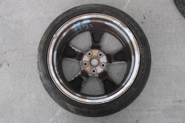 2008-2014 SUBARU WRX STI 5 SPOKE WHEEL OEM 18x8.5+55 5x114 W/ TIRE 245/40/18 - Image 6