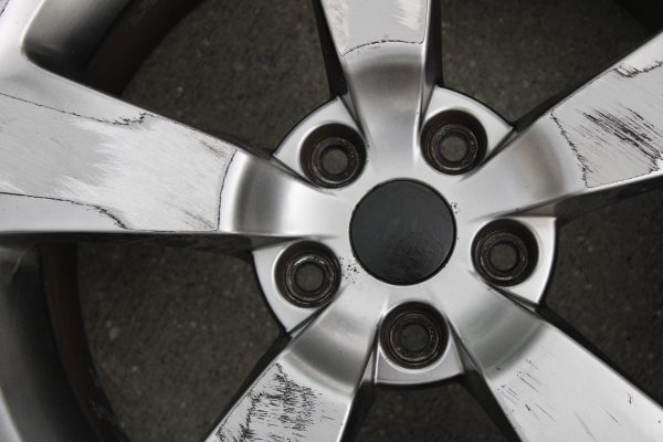 2008-2014 SUBARU WRX STI 5 SPOKE WHEEL OEM 18x8.5+55 5x114 W/ TIRE 245/40/18 - Image 6