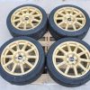 2005-2007 SUBARU WRX STI GOLD BBS FORGED RIMS WHEELS & TIRES 33K MILE 17X8 5X114