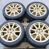 2005-2007 SUBARU WRX STI GOLD BBS FORGED RIMS WHEELS & TIRES 33K MILE 17X8 5X114 - Image 3