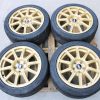 2005-2007 SUBARU WRX STI GOLD BBS FORGED RIMS WHEELS & TIRES 33K MILE 17X8 5X114 - Image 4