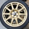 2005-2007 SUBARU WRX STI GOLD BBS FORGED RIMS WHEELS & TIRES 33K MILE 17X8 5X114 - Image 6