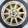 2005-2007 SUBARU WRX STI GOLD BBS FORGED RIMS WHEELS & TIRES 33K MILE 17X8 5X114 - Image 8