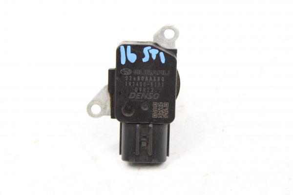 2008-2021 SUBARU WRX STI MASS AIR FLOW MAF SENSOR DENSO 24K MILES OEM 22680AA380
