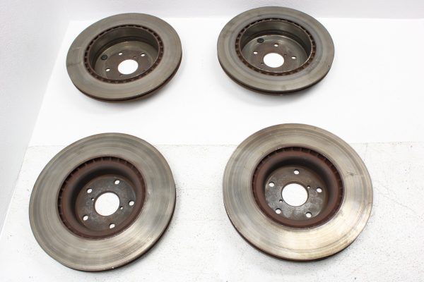 2008-2017 SUBARU WRX STI FRONT AND REAR BREMBO BRAKE ROTORS 5×114 SET - Image 6