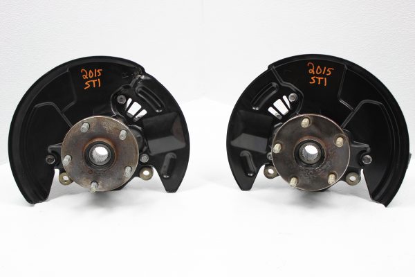 2015-2020 SUBARU WRX STI FRONT HUBS KNUCKLES SPINDLES LH/RH 5X114 OEM 54K MILES