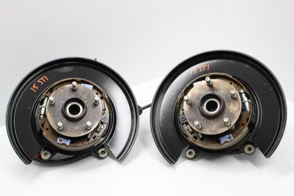 2008-2017 SUBARU WRX STI REAR HUBS KNUCKLES SPINDLES LH/RH 5X114 OEM 54K MILES