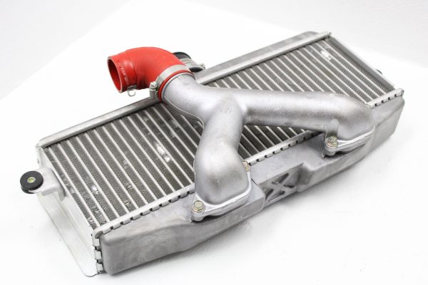 2008-2021 SUBARU WRX STI TOP MOUNT INTERCOOLER TMIC & Y PIPE OEM 54K MILES - Image 9