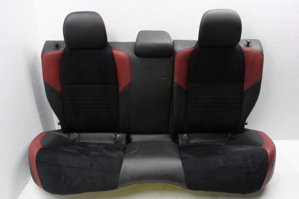 2015-2020 SUBARU WRX STI REAR SEATS UPPER & LOWER ALCANTARA/LEATHER BLACK & RED
