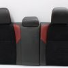 2015-2020 SUBARU WRX STI REAR SEATS UPPER & LOWER ALCANTARA/LEATHER BLACK & RED - Image 9