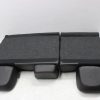 2015-2020 SUBARU WRX STI REAR SEATS UPPER & LOWER ALCANTARA/LEATHER BLACK & RED - Image 11