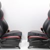 2015-2020 SUBARU WRX STI FRONT SEATS RED BLACK LEATHER/ALCANTARA SUEDE OEM - Image 11