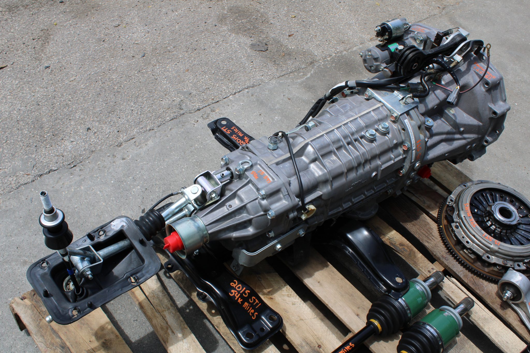 20082018 SUBARU WRX STI 6 SPEED MANUAL TRANSMISSION SWAP 6MT 54K MILES