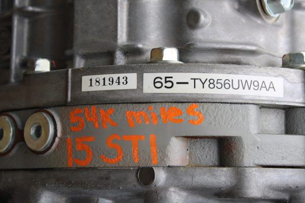 2008-2018 SUBARU WRX STI 6 SPEED MANUAL TRANSMISSION SWAP 6MT 54K MILES EJ257 - Image 12