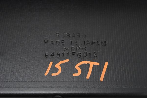 2015-2020 WRX & STI TRUNK LATCH SILL TRIM PANEL OEM 94511FG012 - Image 6