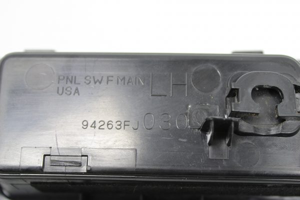 2015-2018 SUBARU WRX & STI FRONT LH DRIVER SIDE WINDOW SWITCH PANEL BLACK OEM - Image 5