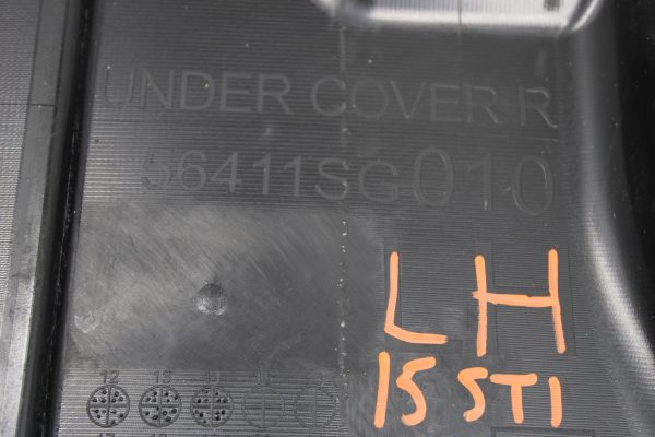 2015-2020 SUBARU WRX & STI UNDER COVER SIDE PLASTIC SPLASH GUARD LH DRIVER SIDE - Image 5