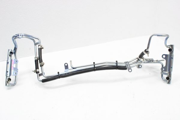 2007-2019 SUBARU WRX STI TOP FEED FUEL RAILS AND HARD LINES OEM 2K MILES - Image 4