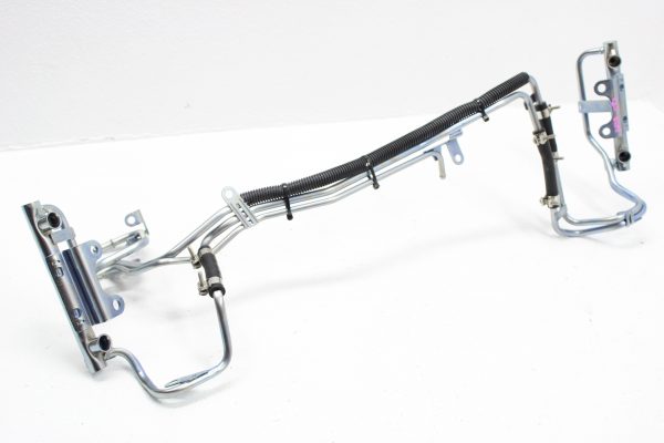 2007-2019 SUBARU WRX STI TOP FEED FUEL RAILS AND HARD LINES OEM 2K MILES - Image 5