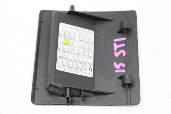 2015-2020 SUBARU WRX & STI INTERIOR LOWER DASH FUSE BOX COVER DOOR PANEL - Image 4