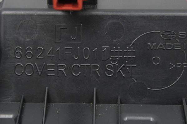 2015-2020 SUBARU WRX STI CENTER CONSOLE TRAY 12V OUTLET PLUG TRIM OEM 66241FJ011 - Image 7