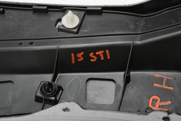 2015-2020 SUBARU WRX STI LH DRIVER SIDE FENDER GARNISH BLACK OEM - Image 11