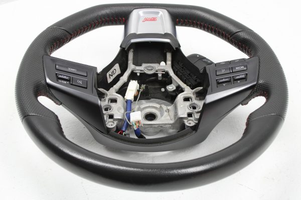 2015-2020 SUBARU WRX & STI STEERING WHEEL ASSEMBLY RED STITCHED OEM - Image 3